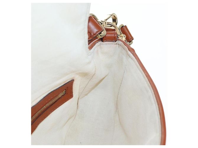 FENDI Zucca Canvas Mamma Baguette Schultertasche 2way Multicolor Gold Auth 204491V Mehrfarben Golden - Ansicht 28
