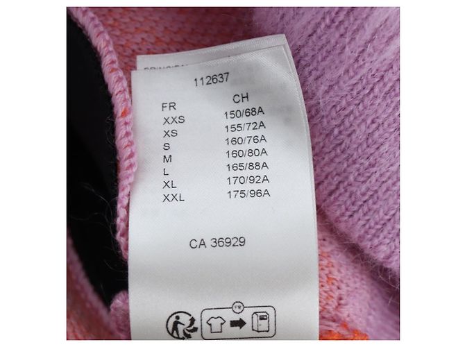 LOUIS VUITTON Cárdigan de lana L Rosa LV Auth 204957M - vista 19