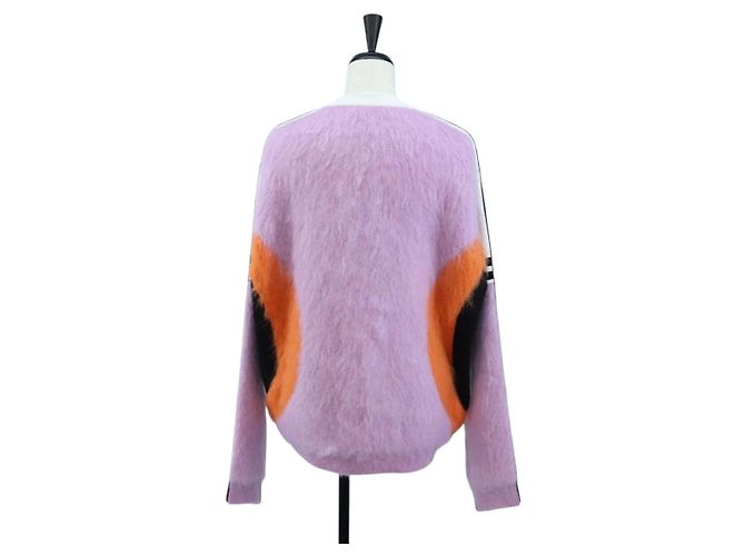 LOUIS VUITTON Cárdigan de lana L Rosa LV Auth 204957M - vista 2