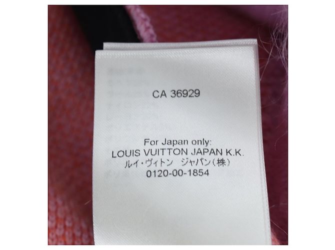LOUIS VUITTON Cárdigan de lana L Rosa LV Auth 204957M - vista 21