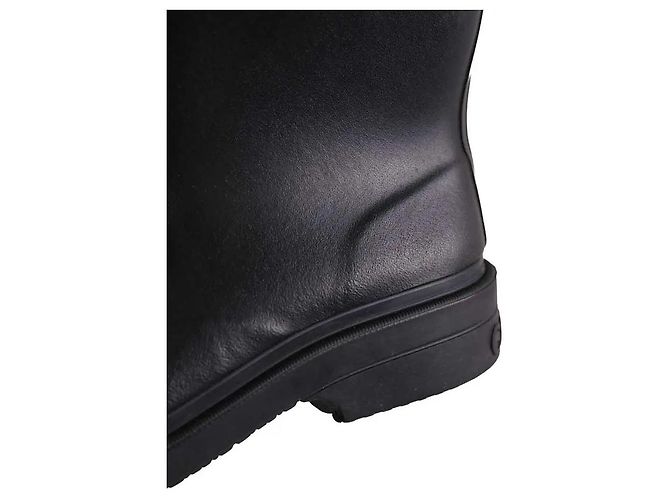 Stivali Chanel in gomma neri Taglia 40 Nero - vista 5