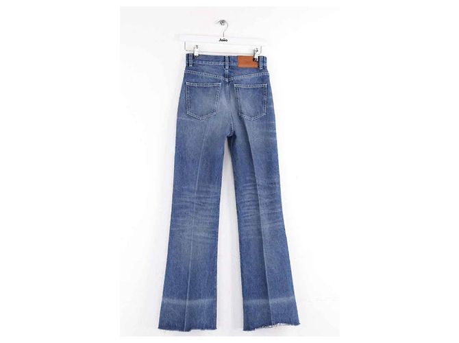 Jeans bootcut blu in cotone Chloé - vista 3
