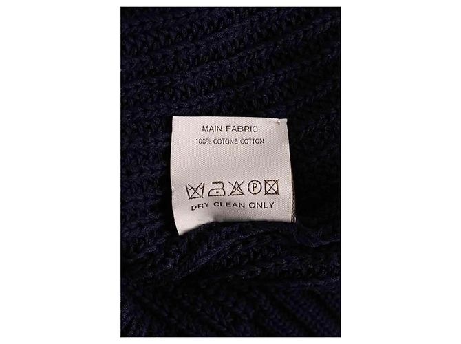 Autre Marque Pull GIULIVA HERITAGE en coton bleu marine XS - vue 6