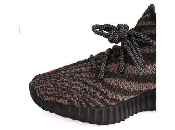 Baskets Yeezy anthracite en tissu Gris anthracite - vue 4
