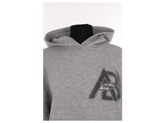 Sweatshirt Anine Bing en coton gris - vue 2