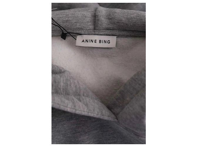 Sweatshirt Anine Bing en coton gris - vue 6
