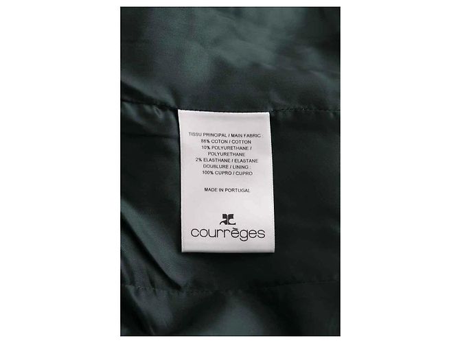 Courreges Giacca Giacca riedizione verde - vista 6