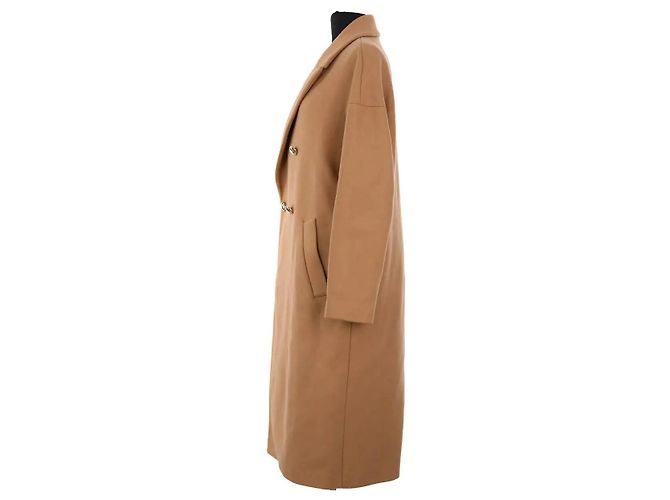 Abrigo de lana Tara Jarmon camel Camello - vista 3