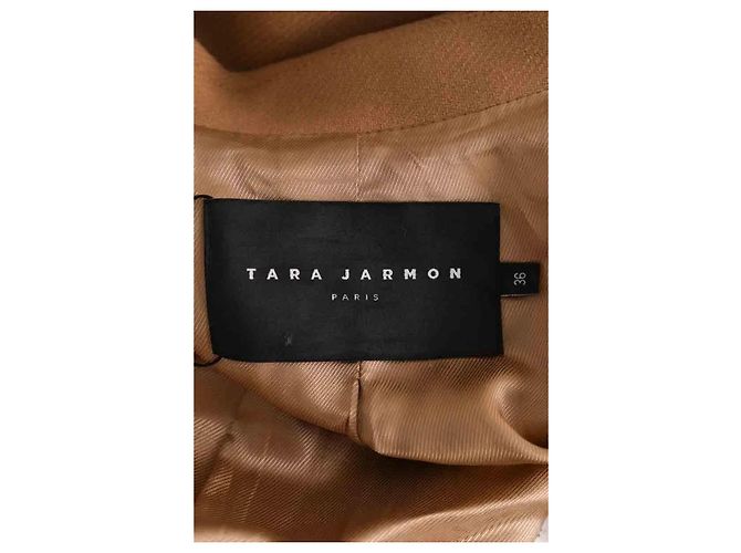Abrigo de lana Tara Jarmon camel Camello - vista 5