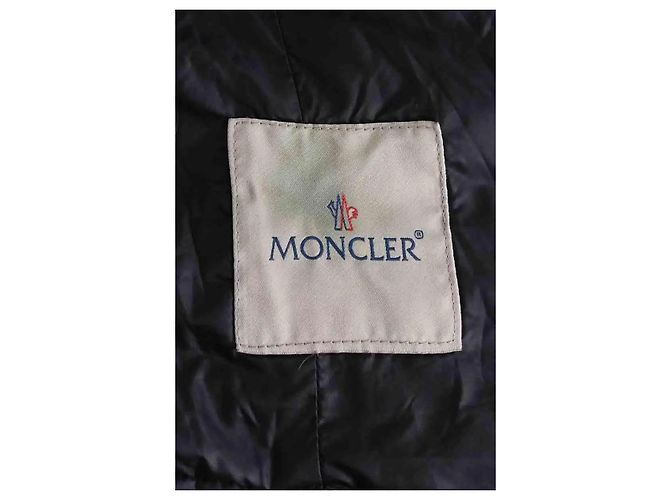 Plumas Moncler negro con piel XS - vista 5
