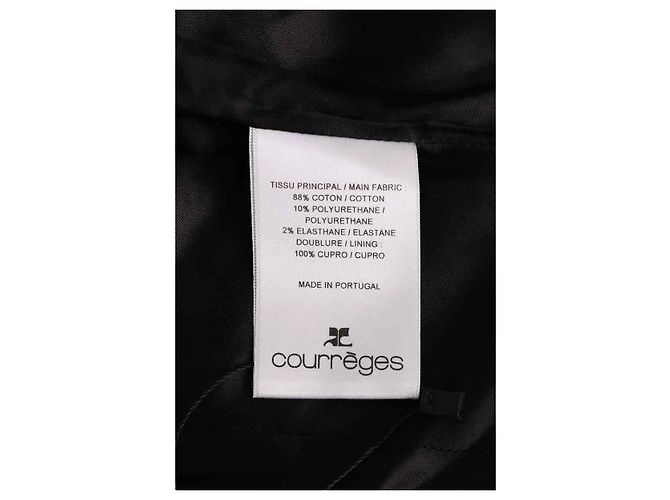 Courreges Reedition Jacke schwarz - Ansicht 6