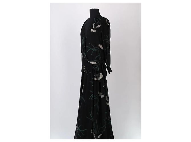 Vestido de viscosa negro Ba&Sh - vista 2