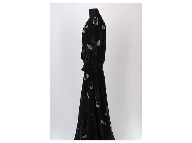 Vestido de viscosa negro Ba&Sh - vista 3