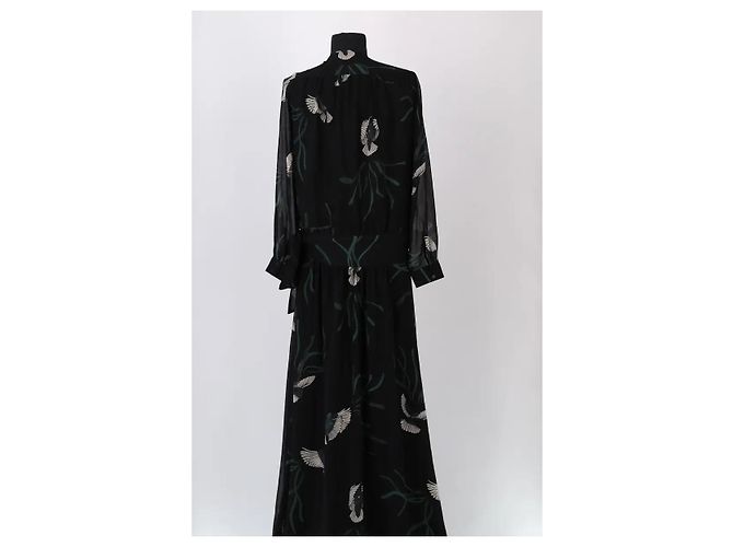 Vestido de viscosa negro Ba&Sh - vista 4