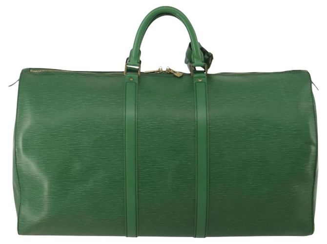 Louis Vuitton Keepall Epi Leather 55 Verde - vista 2