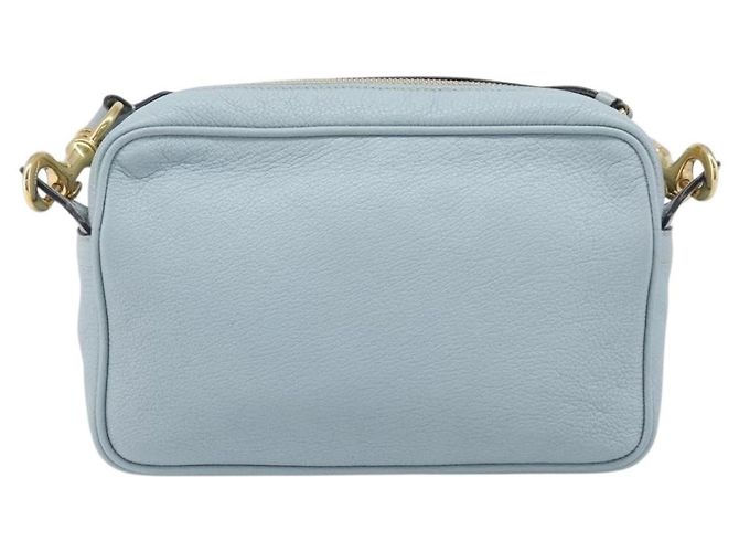 Miu Miu Madras Zip Pocket Leather Azul - vista 2