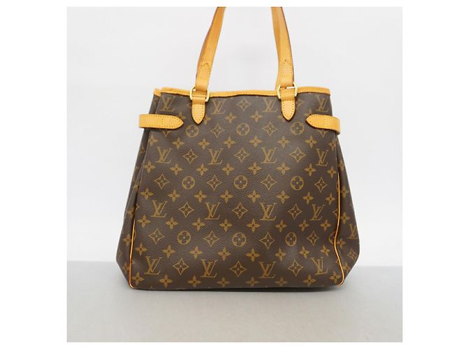 Sac cabas vertical Louis Vuitton Monogram Batignolles Marron - vue 12