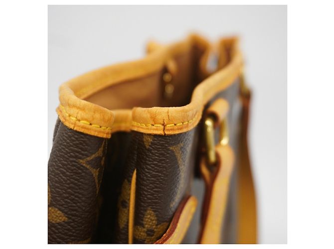 Sac cabas vertical Louis Vuitton Monogram Batignolles Marron - vue 6