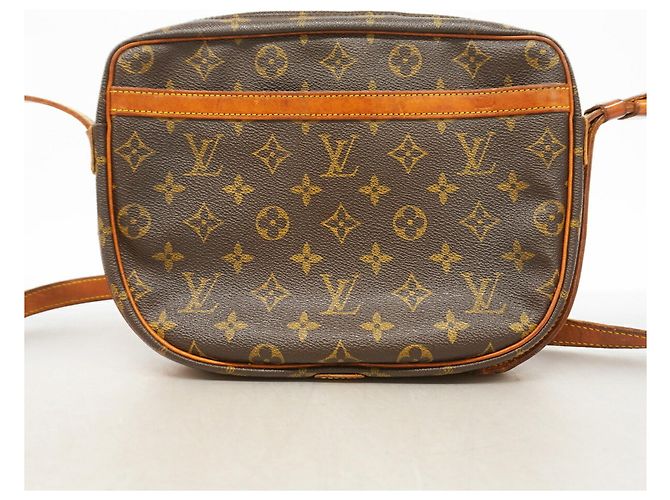 Borsa a tracolla Louis Vuitton Monogram Jeune Fille GM Marrone - vista 10