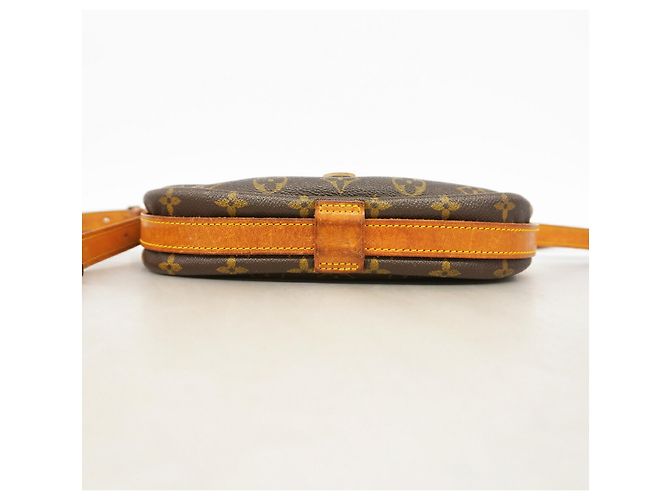 Borsa a tracolla Louis Vuitton Monogram Jeune Fille GM Marrone - vista 3
