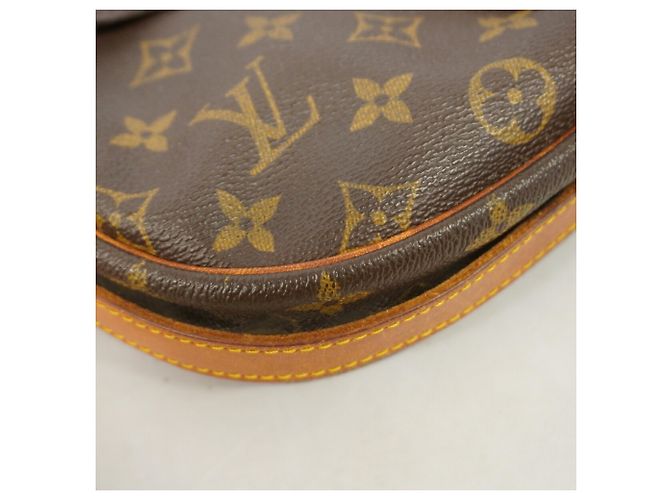 Borsa a tracolla Louis Vuitton Monogram Jeune Fille GM Marrone - vista 6