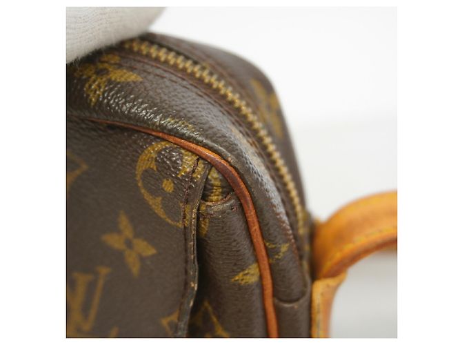 Borsa a tracolla Louis Vuitton Monogram Jeune Fille GM Marrone - vista 7