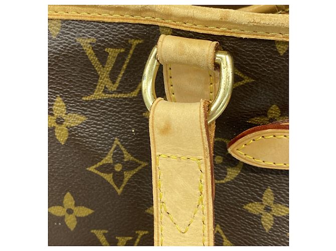 Bolso Tote Vertical Louis Vuitton Monogram Batignolles Castaño - vista 10
