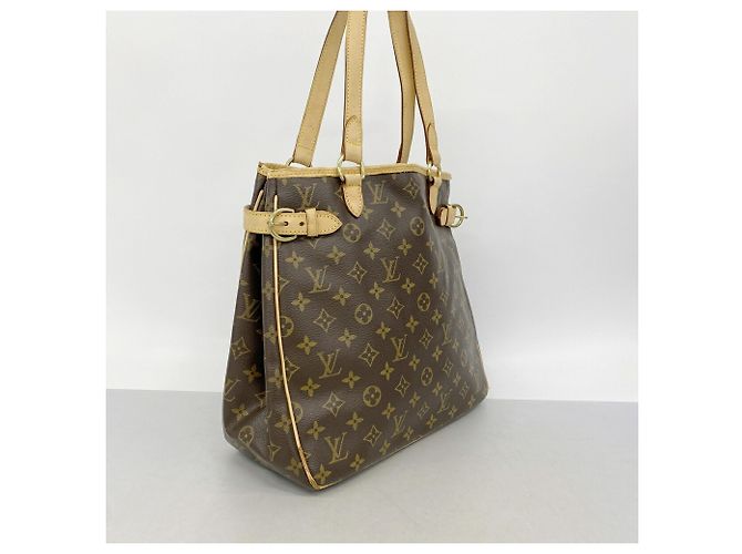 Bolso Tote Vertical Louis Vuitton Monogram Batignolles Castaño - vista 2