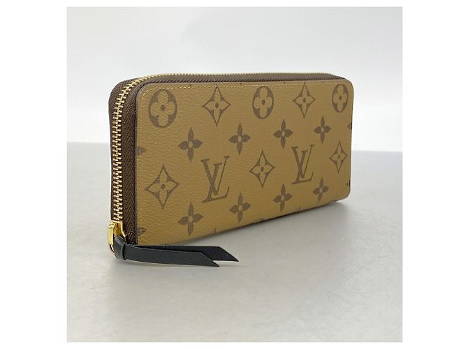 Louis Vuitton Monogram Reverse Portefeuille Clemence Long Wallet Marrone - vista 2