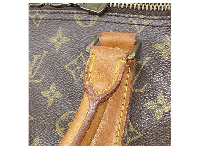 Louis Vuitton Boston Monogram Keepall 55 Marrone - vista 10