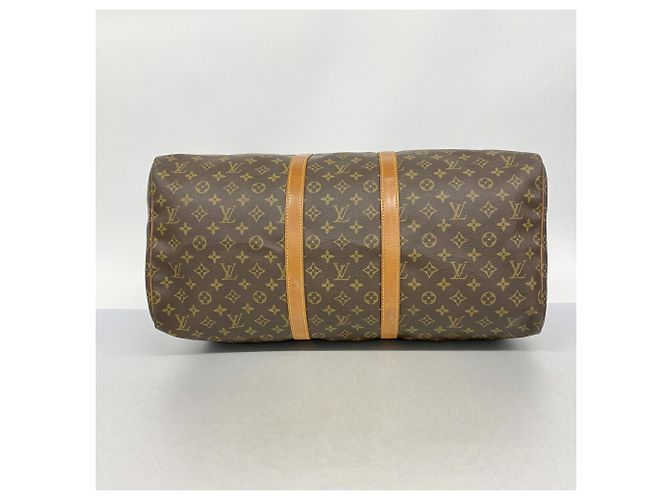 Louis Vuitton Boston Monogram Keepall 55 Marrone - vista 3