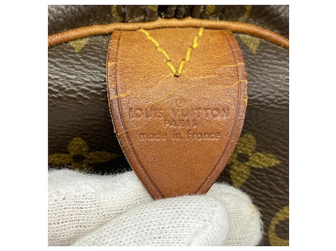 Louis Vuitton Boston Monogram Keepall 55 Marrone - vista 5