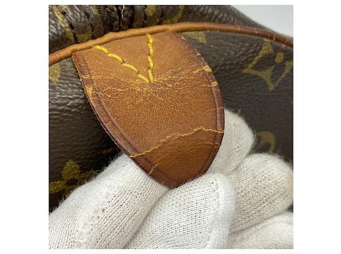 Louis Vuitton Boston Monogram Keepall 55 Marrone - vista 8