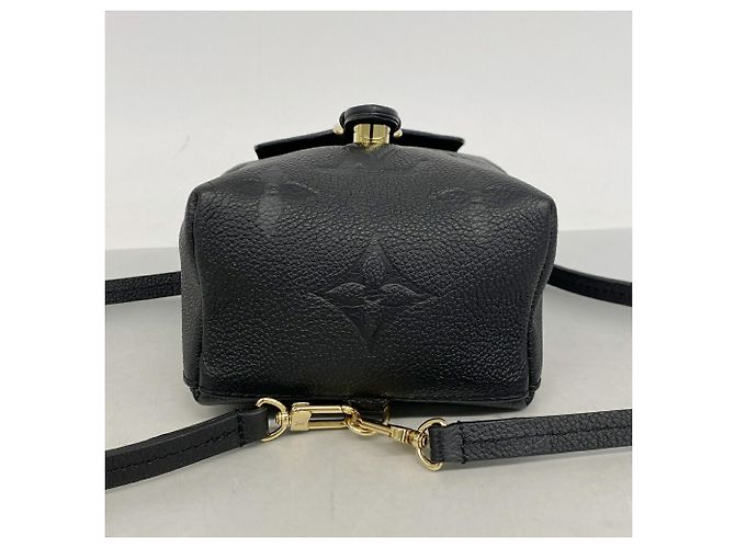 Louis Vuitton Monogram Empreinte Tiny Rucksack Schwarz - Ansicht 3