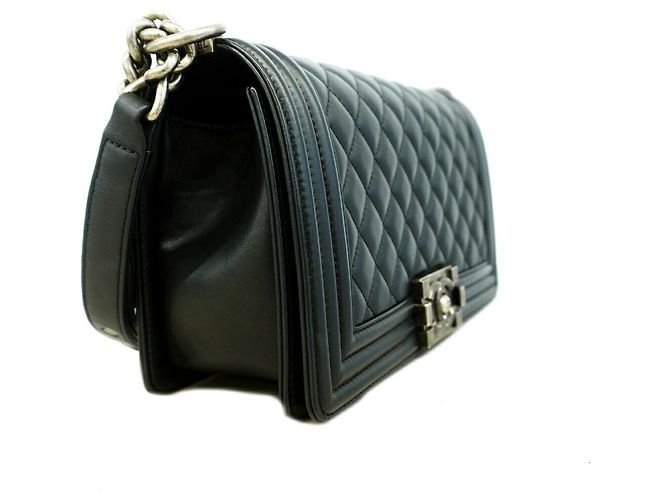 Chanel Boy Chain Shoulder Bag Black - view 2