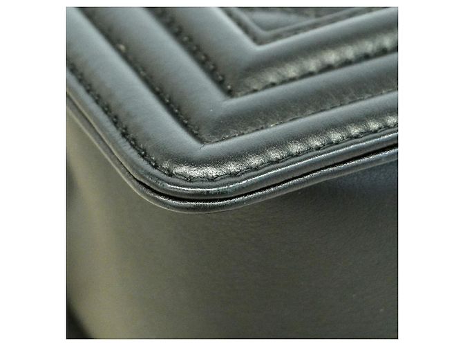Chanel Boy Chain Shoulder Bag Black - view 6