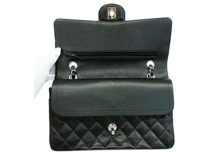 Timeless Borsa a Tracolla Chanel Matelassé Nera Nero - vista 10