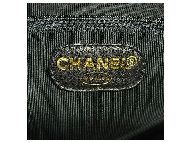 Bolso Tote Chanel de piel de becerro granulada negra Negro - vista 5