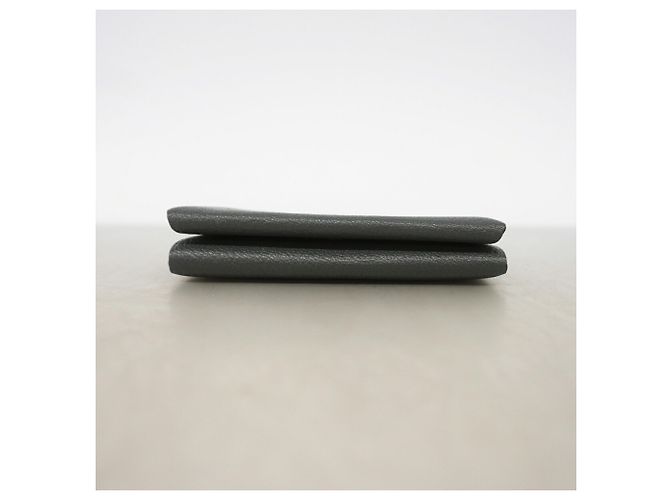 Hermès Portamonete Hermes Calvidio Chevre Mysore Black Nero - vista 2