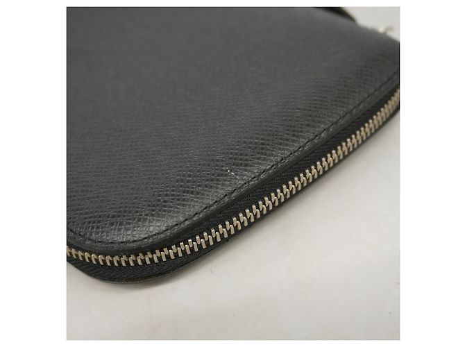Portafoglio Long Organizer Louis Vuitton Taiga Grigio - vista 6