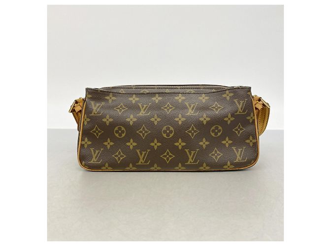 Bolsa de Ombro Louis Vuitton Monogram Vivacite MM Marrom - vista 10