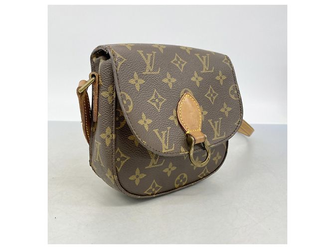 Borsa a tracolla Louis Vuitton Monogram Mini Saint Cloud Marrone - vista 2