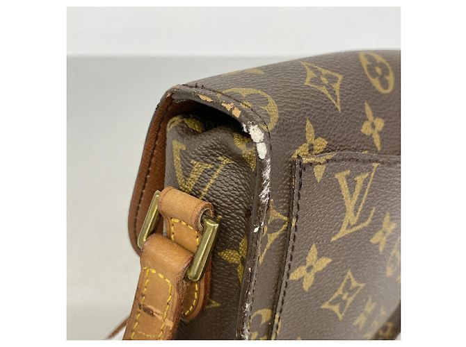 Borsa a tracolla Louis Vuitton Monogram Mini Saint Cloud Marrone - vista 6