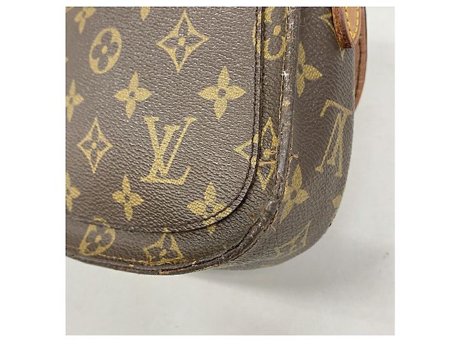 Borsa a tracolla Louis Vuitton Monogram Mini Saint Cloud Marrone - vista 7