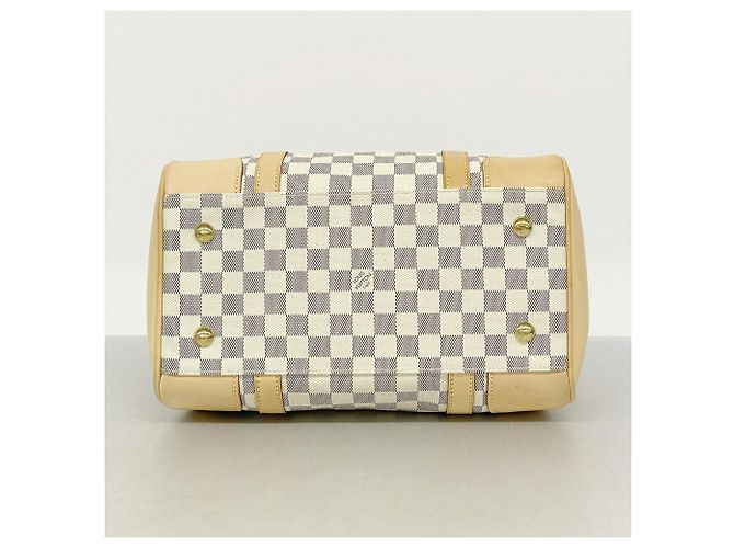Louis Vuitton Damier Azur Berkeley Handbag White - view 3