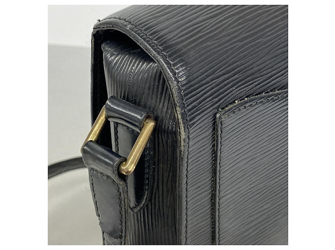 Borsa a tracolla Louis Vuitton Epi Saint Cloud Nero - vista 7