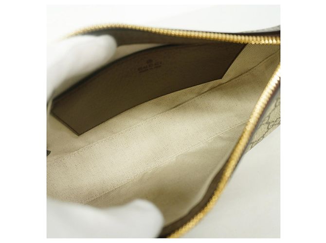 Gucci GG Supreme Schultertasche Braun - Ansicht 4