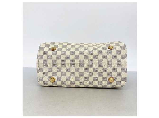 Bolso Tote Cabas MM Louis Vuitton Damier Azur Blanco - vista 3