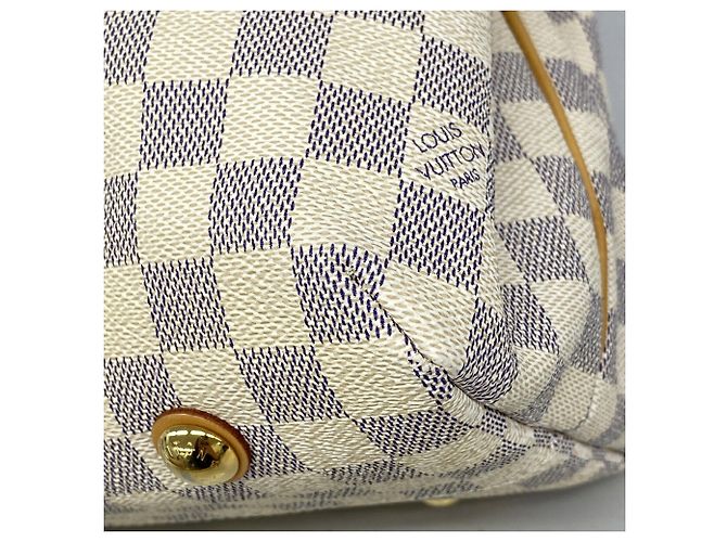 Bolso Tote Cabas MM Louis Vuitton Damier Azur Blanco - vista 6