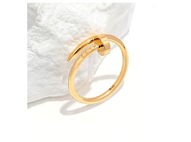 Anello Cartier Juste un Clou Oro Giallo 750/18K modello sottile misura 52 - vista 6